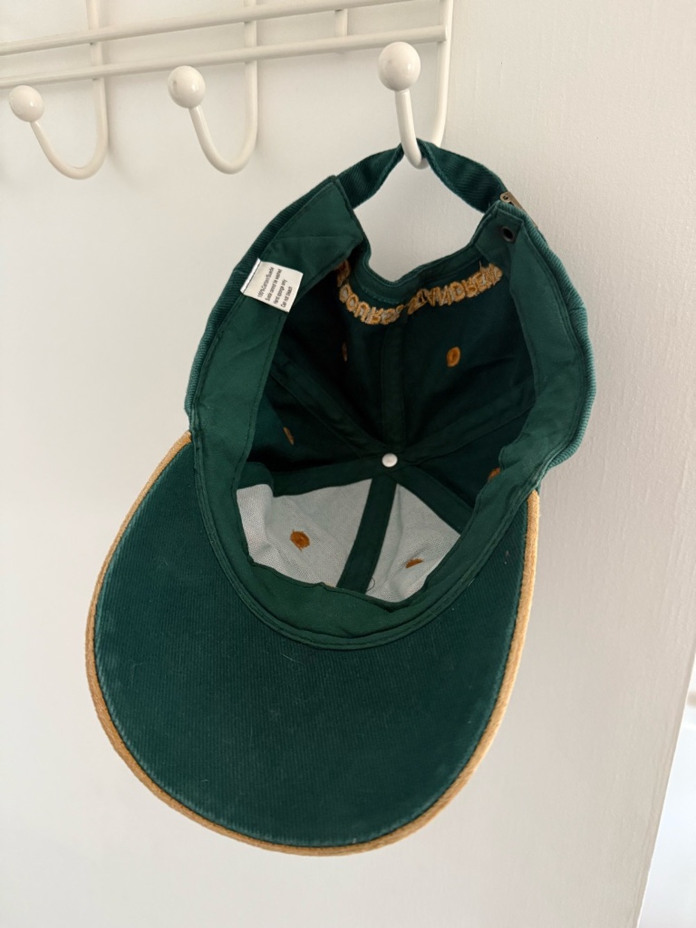 St. Andrews Green and Tan Heritage Baseball Cap - Picture 3 of 4